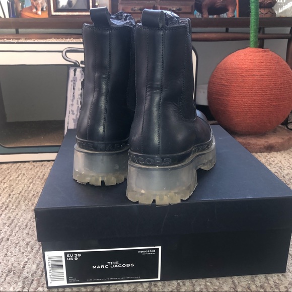 Marc Jacobs The Stomper Chelsea Boots clear sole - Picture 5 of 7